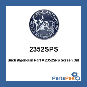 Buck Algonquin 2352SPS; Screen Only S/S