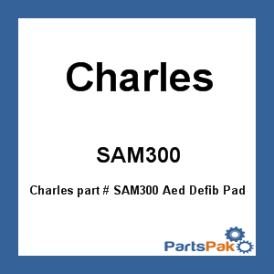 Charles SAM300; Aed Defib Pad