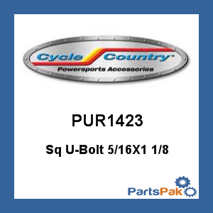 Cycle Country PUR1423; Sq U-Bolt 5/16X1 1/8