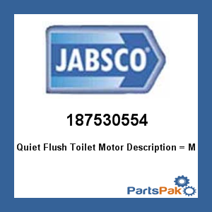 Jabsco 187530554; Motor 12 Volt