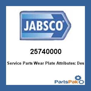 Jabsco 25740000; Wear Plate