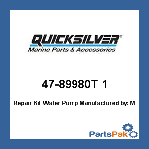 Quicksilver 47-89980T 1; Repair Kit-Water Pump- Replaces Mercury / Mercruiser