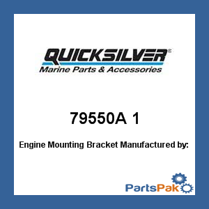 Quicksilver 79550A 1; Engine Mounting Bracket- Replaces Mercury / Mercruiser