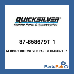 Quicksilver 87-858679T 1; Switch/HARNESS-MC, Boat Marine Parts Replaces Mercury / Mercruiser