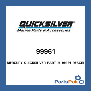 Quicksilver 99961; PLATE 4 HEAT EXCHANGER(ALUM.)ENDCAP, Boat Marine Parts Replaces Mercury / Mercruiser