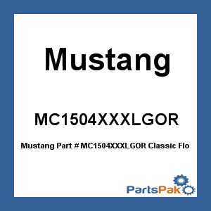 Mustang Survival MC1504XXXLGOR; Classic Float Coat Orange Adult