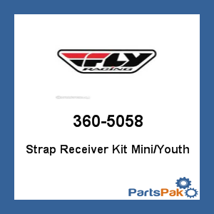 Fly Racing 360-5058; Strap Receiver Kit Mini/Youth