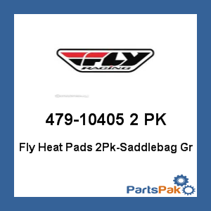 Fly Racing 479-10405 2 PK; Fly Heat Pads 2Pk-Saddlebag Gr