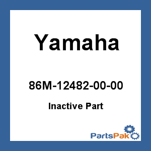 Yamaha 86M-12482-00-00 Pipe 2; 86M124820000