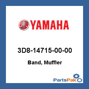 Yamaha 3D8-14715-00-00 Band, Muffler; 3D8147150000
