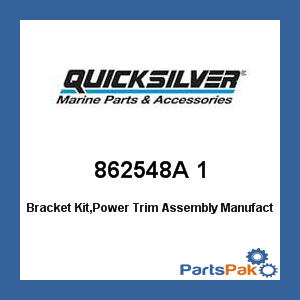 Quicksilver 862548A 1; Bracket Kit,Power Trim Assembly- Replaces Mercury / Mercruiser