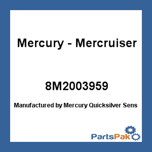 Quicksilver 8M2003959; Sensor-O2 Replaces Mercury / Mercruiser