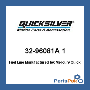 Quicksilver 32-96081A 1; Fuel Line- Replaces Mercury / Mercruiser