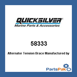 Quicksilver 58333; Alternator Tension Brace- Replaces Mercury / Mercruiser