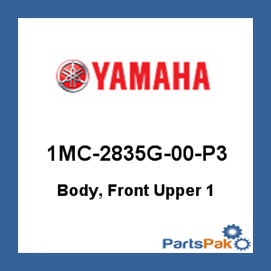 Yamaha 1MC-2835G-00-P3 Body, Front Upper 1; 1MC2835G00P3