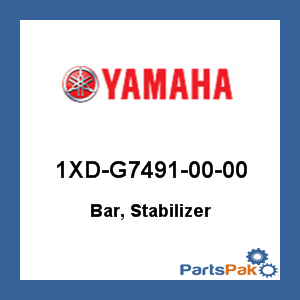 Yamaha 1XD-G7491-00-00 Bar, Stabilizer; 1XDG74910000
