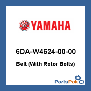 Yamaha 6DA-W4624-00-00 Belt (With Rotor Bolts); 6DAW46240000
