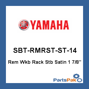 Yamaha SBT-RMRST-ST-14 Removable Wakeboard Rack Starboard Satin 1 7/8-inch; SBTRMRSTST14