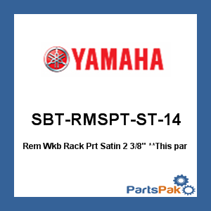 Yamaha SBT-RMSPT-ST-14 Removable Wakeboard Rack Port Satin 2 3/8-inch; SBTRMSPTST14