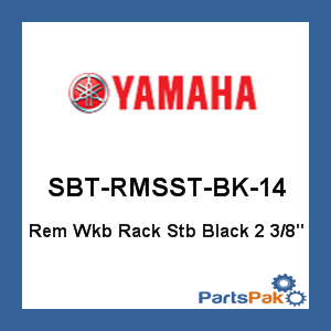 Yamaha SBT-RMSST-BK-14 Removable Wakeboard Rack Starboard Black 2 3/8-inch; SBTRMSSTBK14
