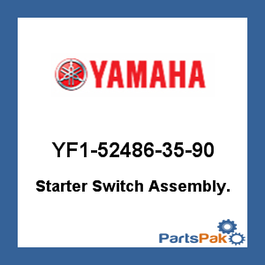 Yamaha YF1-52486-35-90 Starter Switch Assembly; YF1524863590