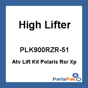 High Lifter PLK900RZR-51; Atv Lift Kit Fits Polaris Rsr Xp