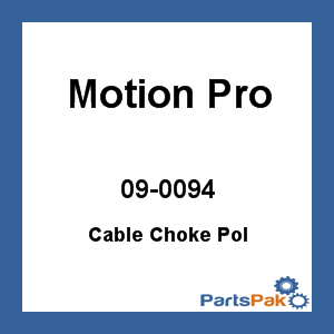 Motion Pro 09-0094; Black Vinyl Choke Cable