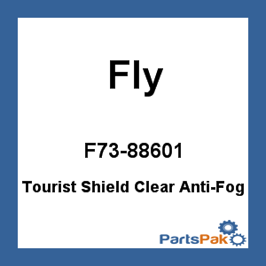 Fly Racing F73-88601; Tourist Shield Clear Anti-Fog