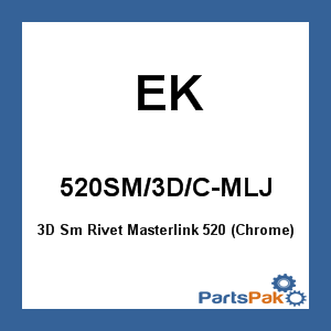 EK 520SM/3D/C-MLJ; 3D Sm Rivet Masterlink 520 (Chrome)