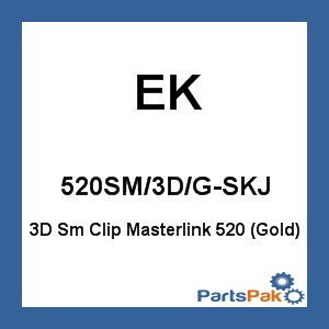 EK 520SM/3D/G-SKJ; 3D Sm Clip Masterlink 520 (Gold)