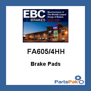 EBC Brakes FA605/4HH; Brake Pads