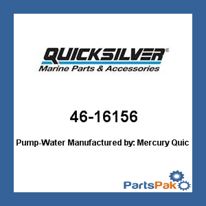 New Mercury Mercruiser Quicksilver Oem Part # 46-16156 Pump-Water