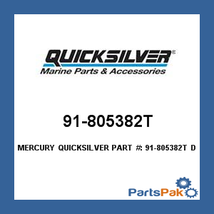 Quicksilver 91-805382T; TOOL, Boat Marine Parts Replaces Mercury / Mercruiser