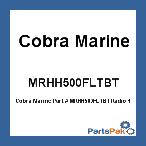 Cobra Marine MRHH500FLTBT; Radio Handheld VHF