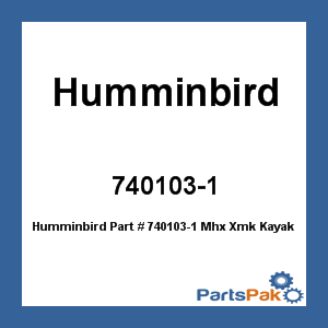 Humminbird 740103-1; Mhx Xmk Kayak Trns Mnt