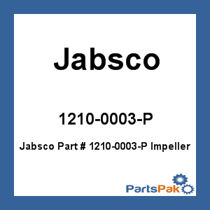 Jabsco 1210-0003-P; Impeller