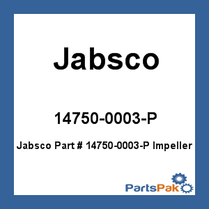 Jabsco 14750-0003-P; Impeller