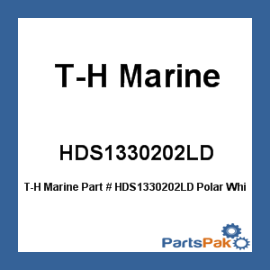T-H Marine HDS1330202LD; Polar White Hatch 13X30