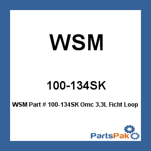 WSM 100-134SK; OMC 3.3L Ficht Loop Charged 20