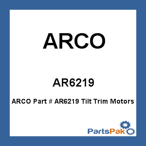 ARCO AR6219; Tilt Trim Motors