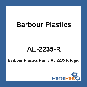 Barbour Plastics AL-2235-R; Rigid Rub Rail - 50'