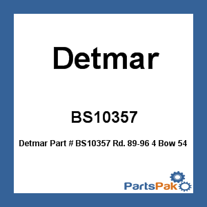 Detmar BS10357; Rd. 89-96 4 Bow 54