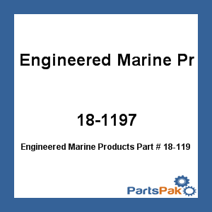 Engineered Marine Products 31-07615; Tapered Roller Bearing