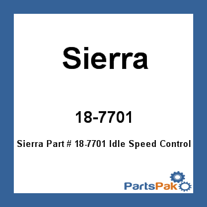 Sierra 18-7701; Idle Speed Control Motor