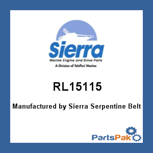 Sierra RL15115; Serpentine Belt