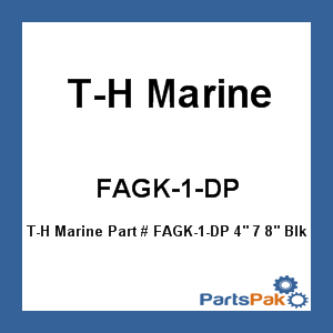 T-H Marine FAGK-1-DP; 4-inch & 8-inch Black Digital Gauge Kit