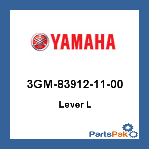 Yamaha 3GM-83912-11-00 Lever L; 3GM839121100