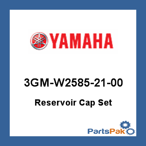 Yamaha 3GM-W2585-21-00 Reservoir Cap Set; 3GMW25852100
