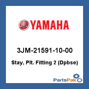 Yamaha 3JM-21591-10-00 Stay, Plate Fitting 2 (Dpbse); 3JM215911000
