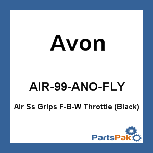 Avon Grips AIR-99-ANO-FLY; Air Ss Grips F-B-W Throttle (Black)